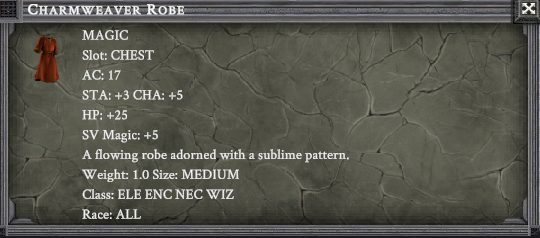 CHARMWEAVER ROBE item card